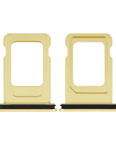 Single Sim Card Tray For iPhone 14 / 14 Plus (Yellow)