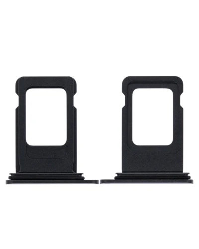 Single Sim Card Tray For iPhone XR (Black)
