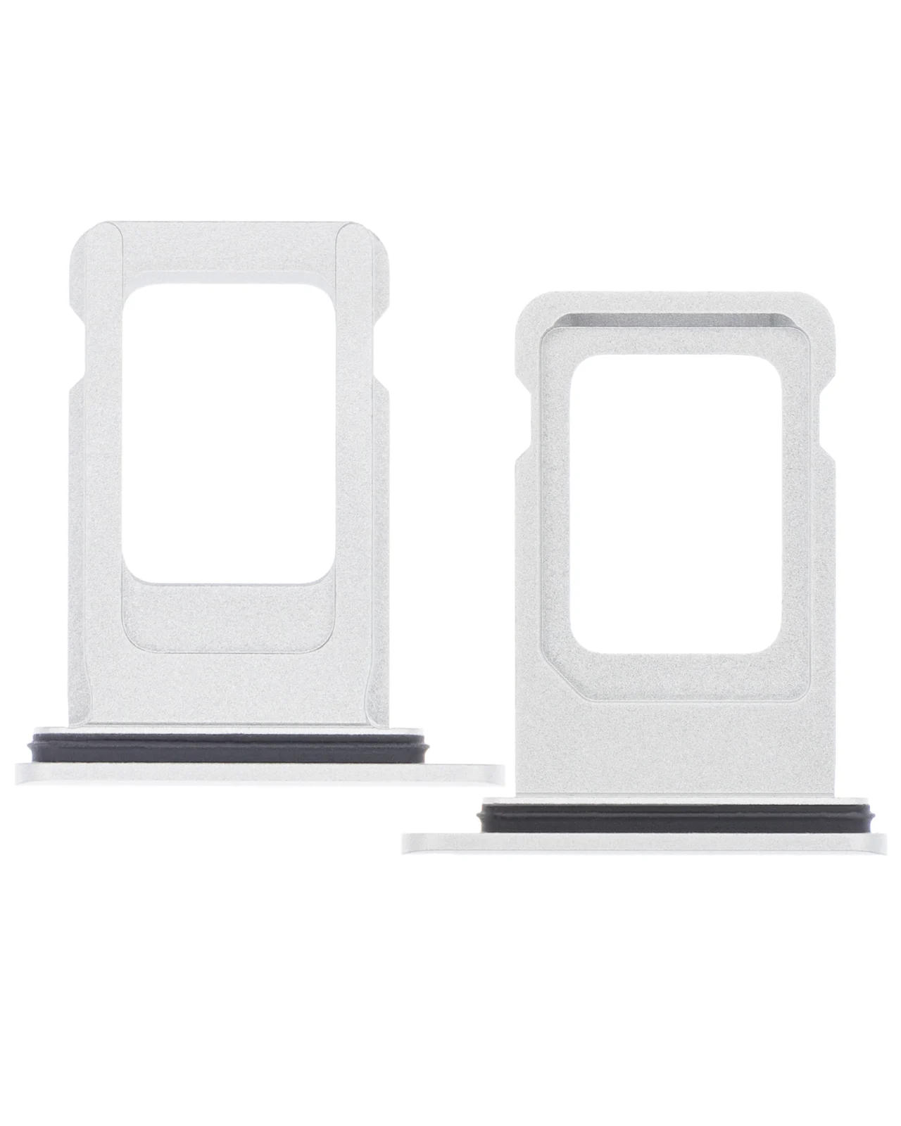 Single Sim Card Tray For iPhone XR (White)