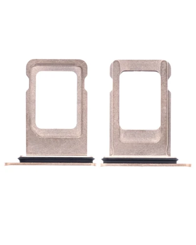 Single Sim Card Tray For iPhone XS Max (Gold)