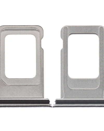 Single Sim Card Tray For iPhone XS Max (Silver)