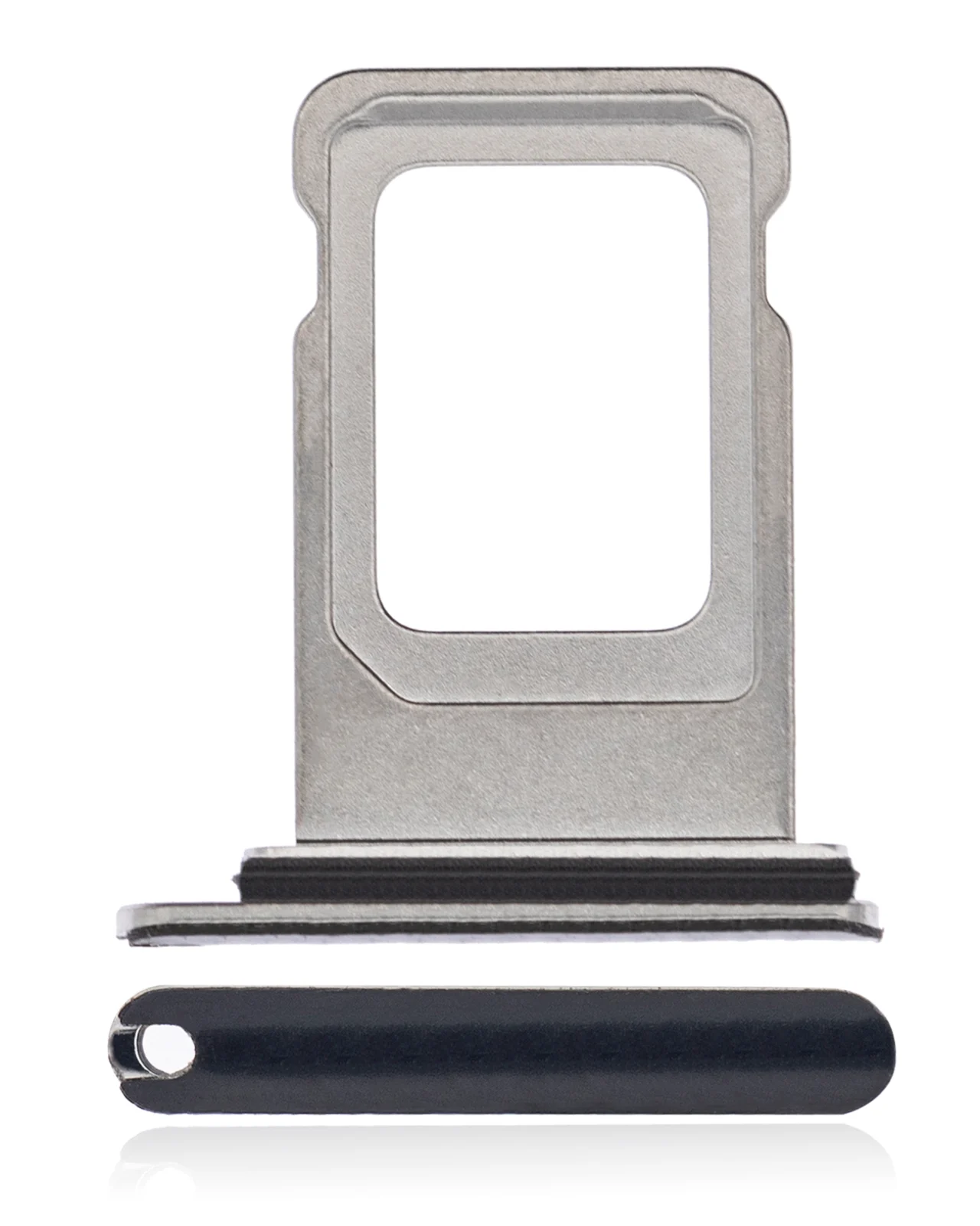 Single Sim Card Tray For iPhone XS Max (Silver) - Image 3