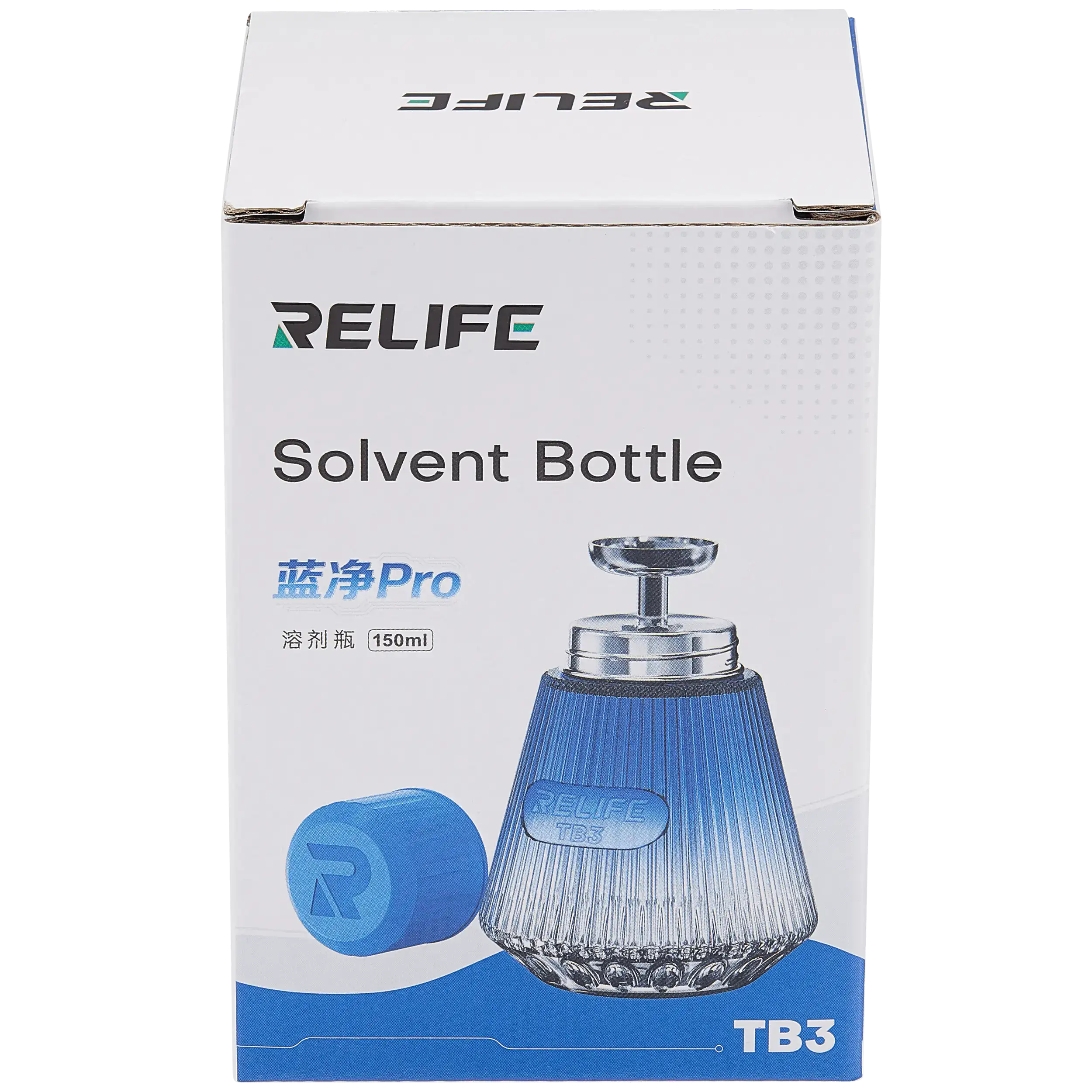 TB3 Dispenser Pump Solvent Glass Bottle (150ml) (Relife) - Image 6