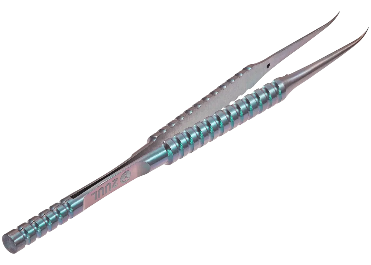 Ti02 Curved Head Titanium Alloy Ultraprecise Tweezers (2UUL) - Image 4
