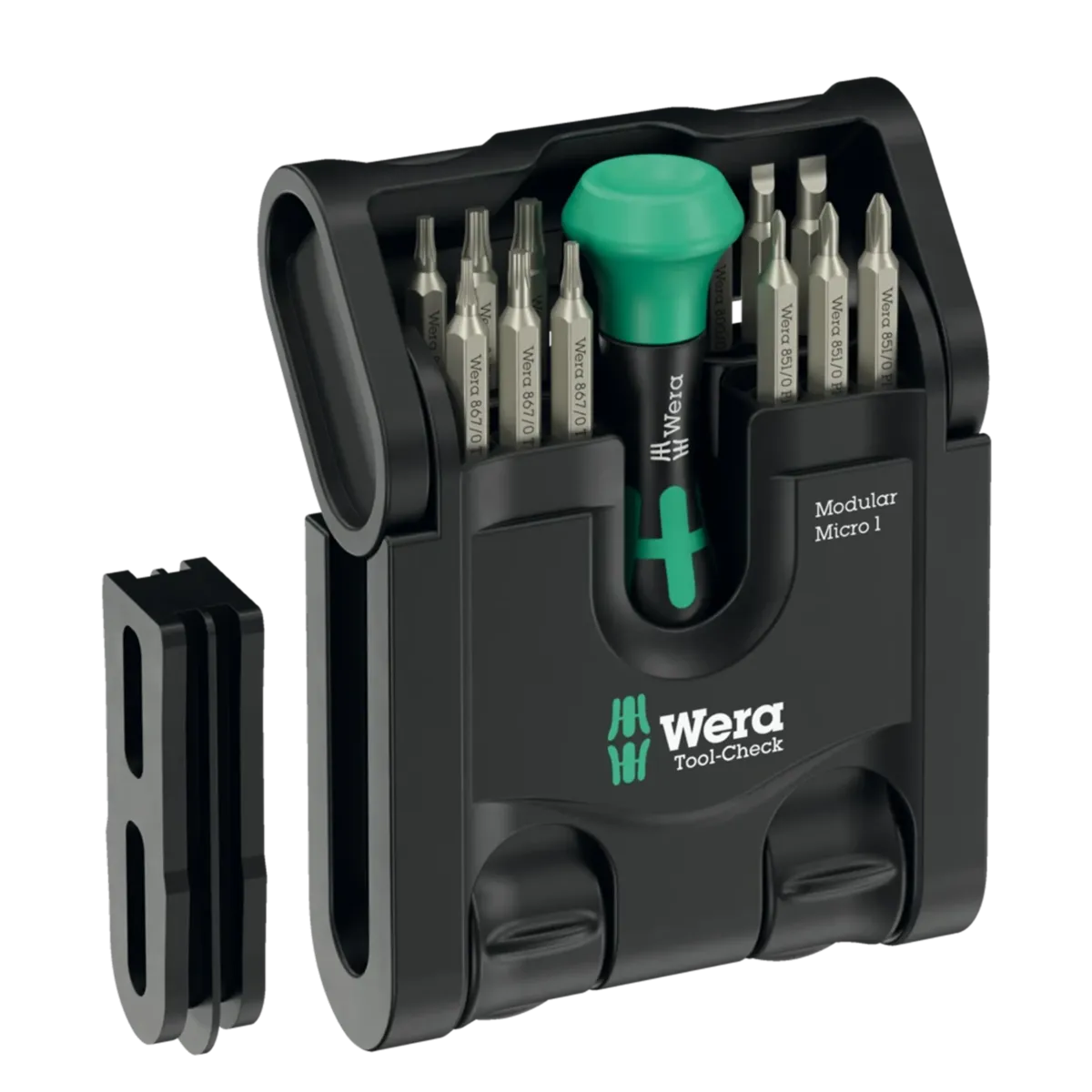 Tool-Check Modular Micro 1 Precision Screwdriver and Bit Set (21 Piece) (Wera)