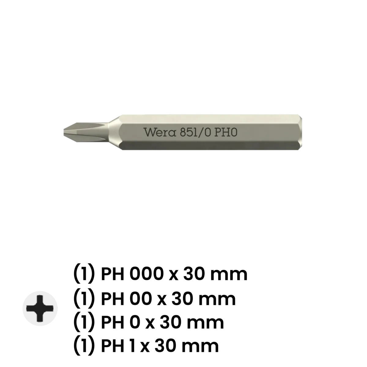 Tool-Check Modular Micro 1 Precision Screwdriver and Bit Set (21 Piece) (Wera) - Image 3