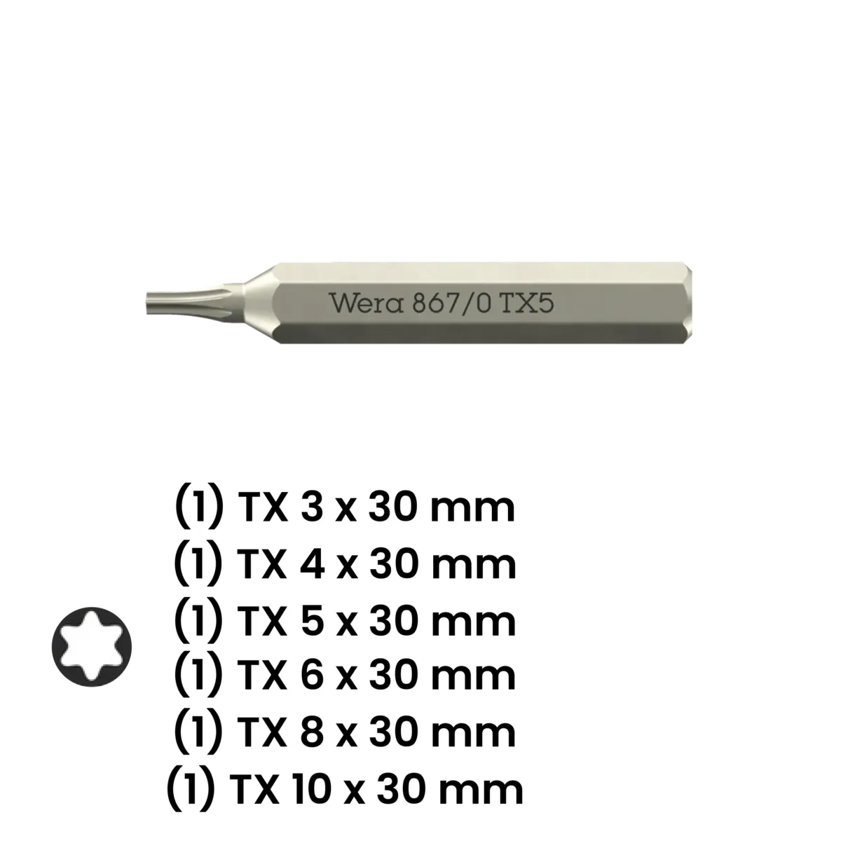 Tool-Check Modular Micro 1 Precision Screwdriver and Bit Set (21 Piece) (Wera) - Image 5