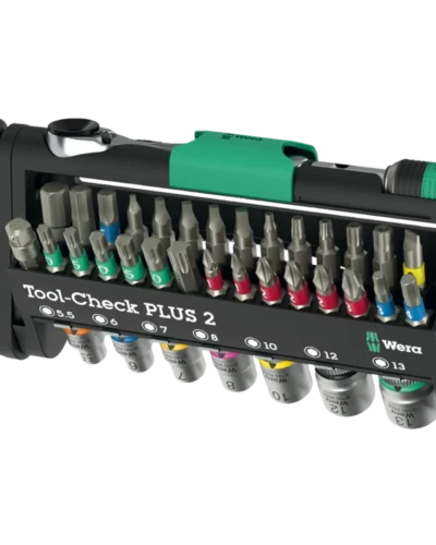 Tool-Check Plus 2 Ratchet Socket and Bit Set (39 Piece) (Wera)