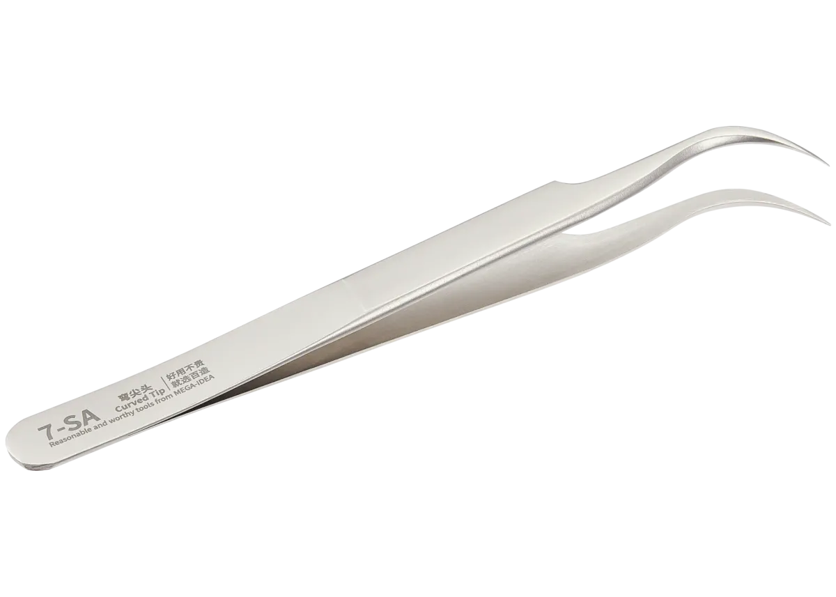 Tweezer (7-SA Curved Tip) (Qianli / Mega-IDEA) - Image 6
