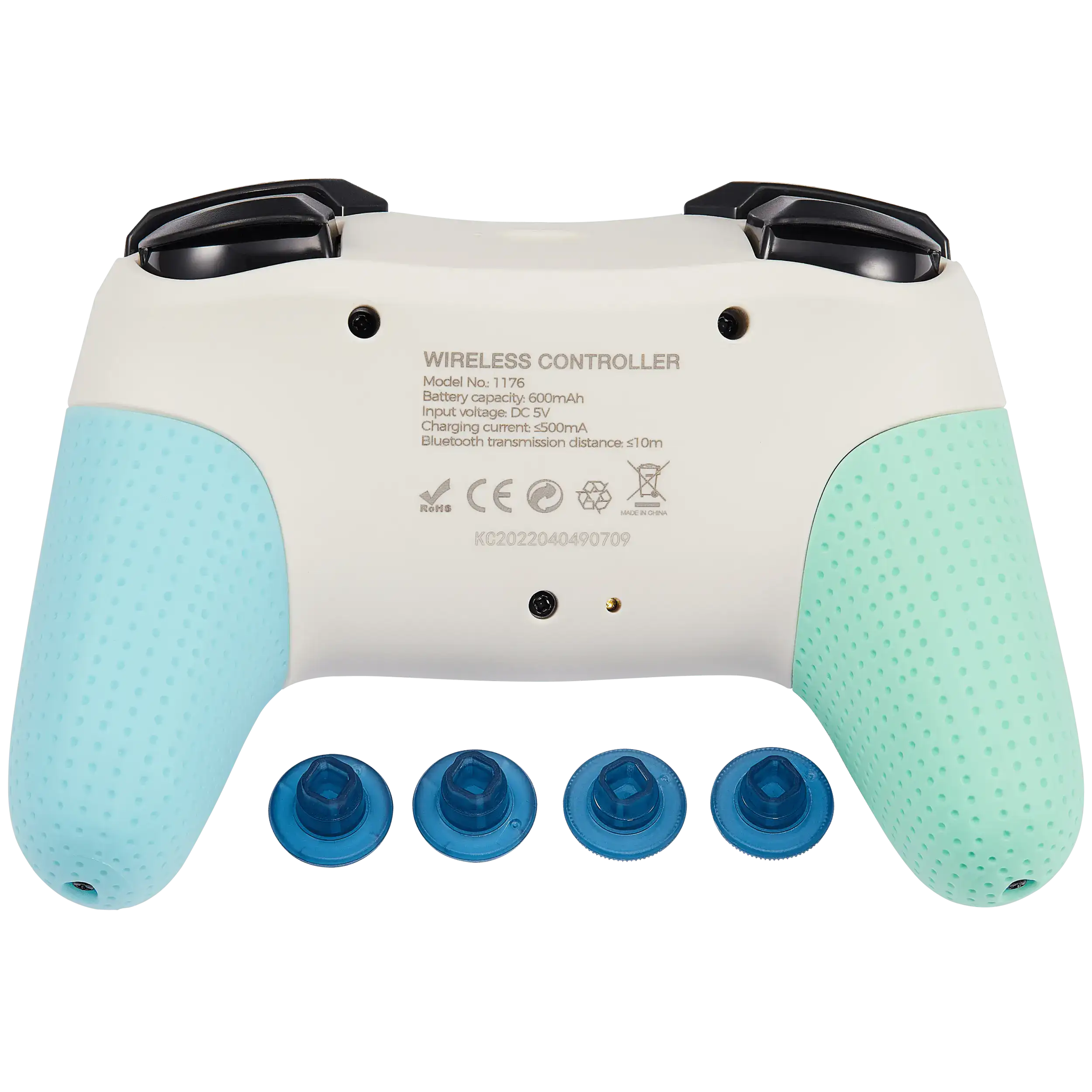 Wireless Dual-Motor Bluetooth Controller For Nintendo Switch (Blue / Green) (DOBE) - Image 3