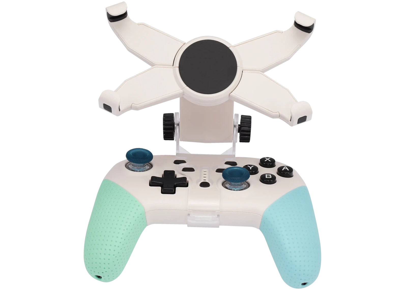 Wireless Dual-Motor Bluetooth Controller For Nintendo Switch (Blue / Green) (DOBE) - Image 6
