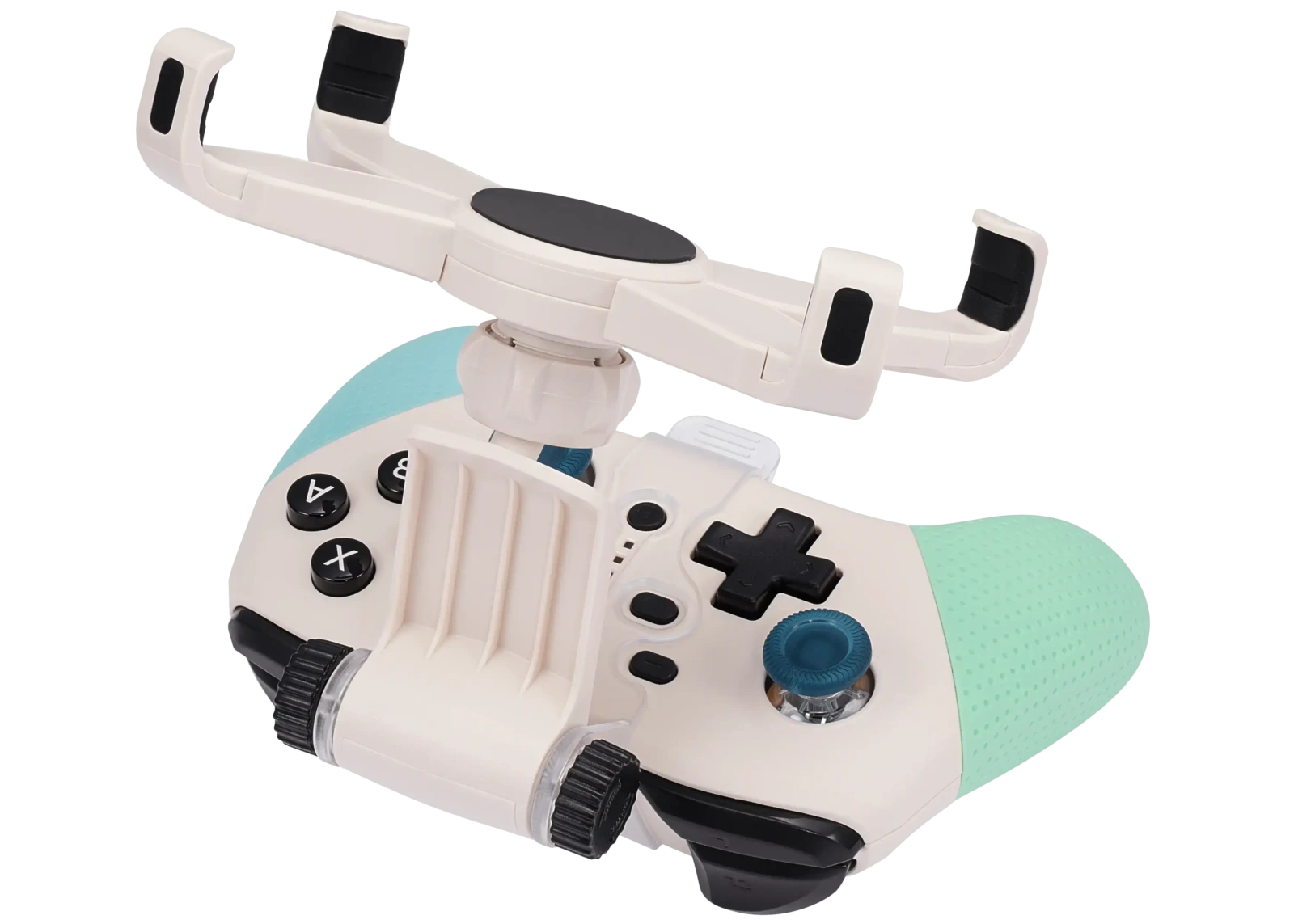 Wireless Dual-Motor Bluetooth Controller For Nintendo Switch (Blue / Green) (DOBE) - Image 5