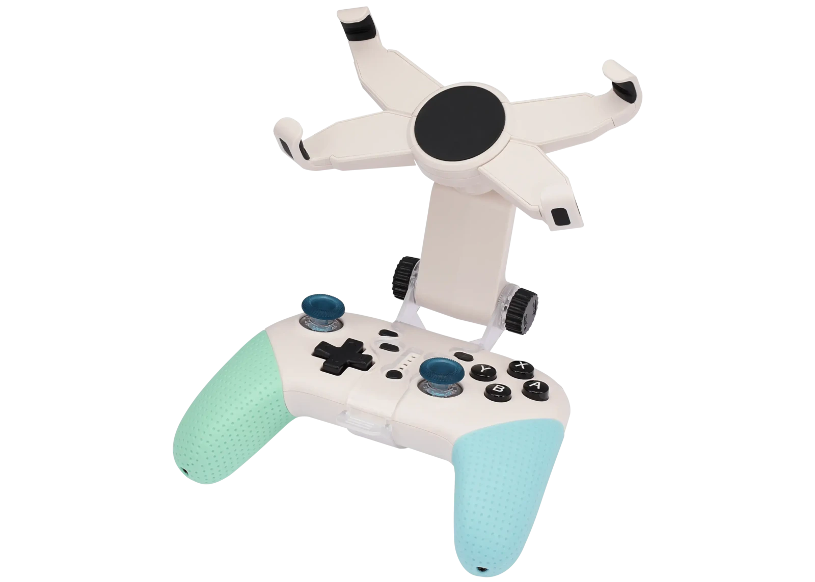 Wireless Dual-Motor Bluetooth Controller For Nintendo Switch (Blue / Green) (DOBE) - Image 7