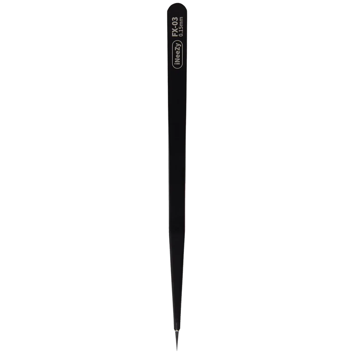iNeeZy Handmade Non-Magnetic Stainless Tweezers (Black - Thin) (Qianli) - Image 3