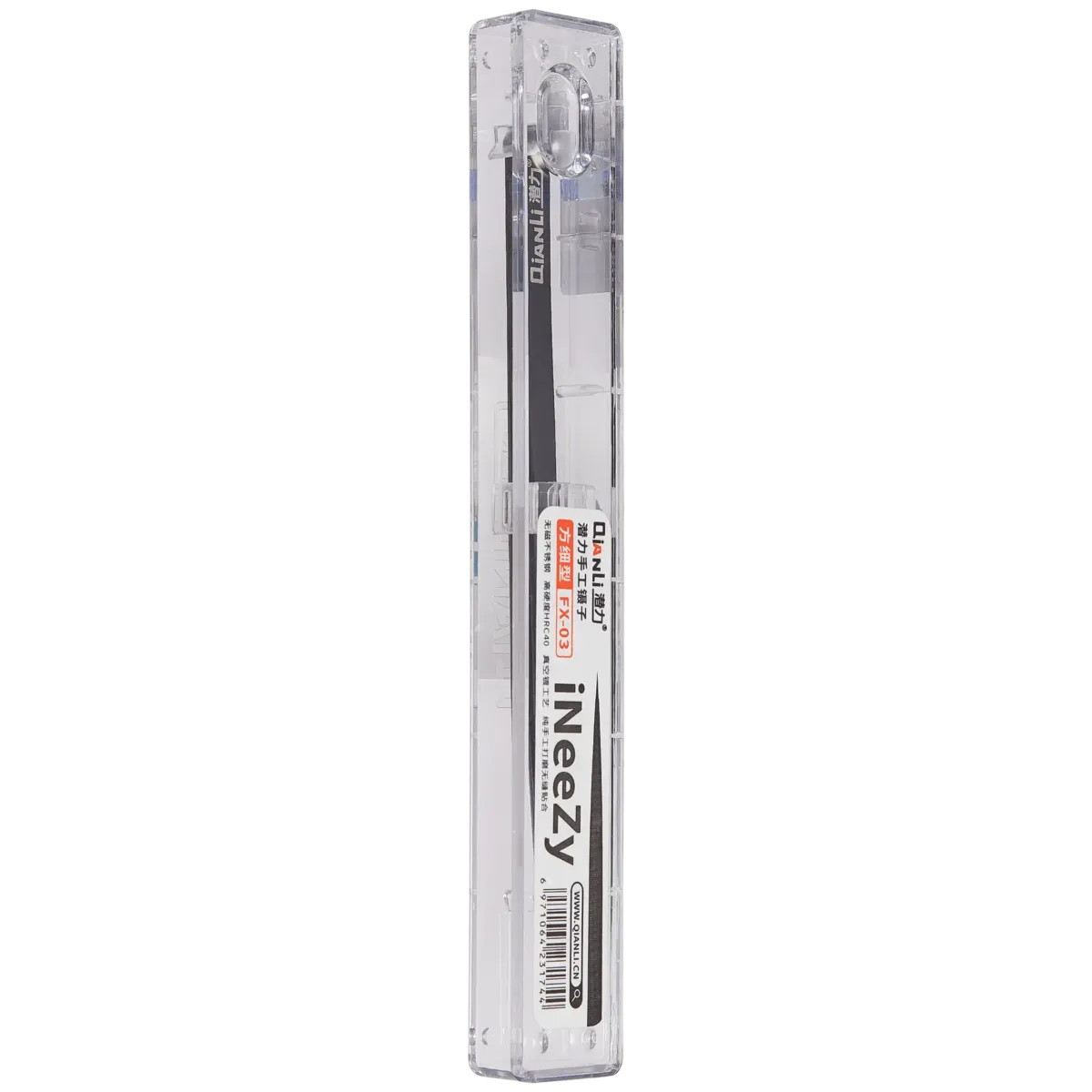 iNeeZy Handmade Non-Magnetic Stainless Tweezers (Black - Thin) (Qianli) - Image 7