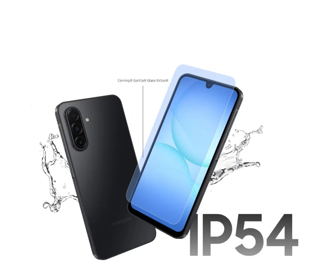 Samsung Galaxy A17 5G with IP54 protection
