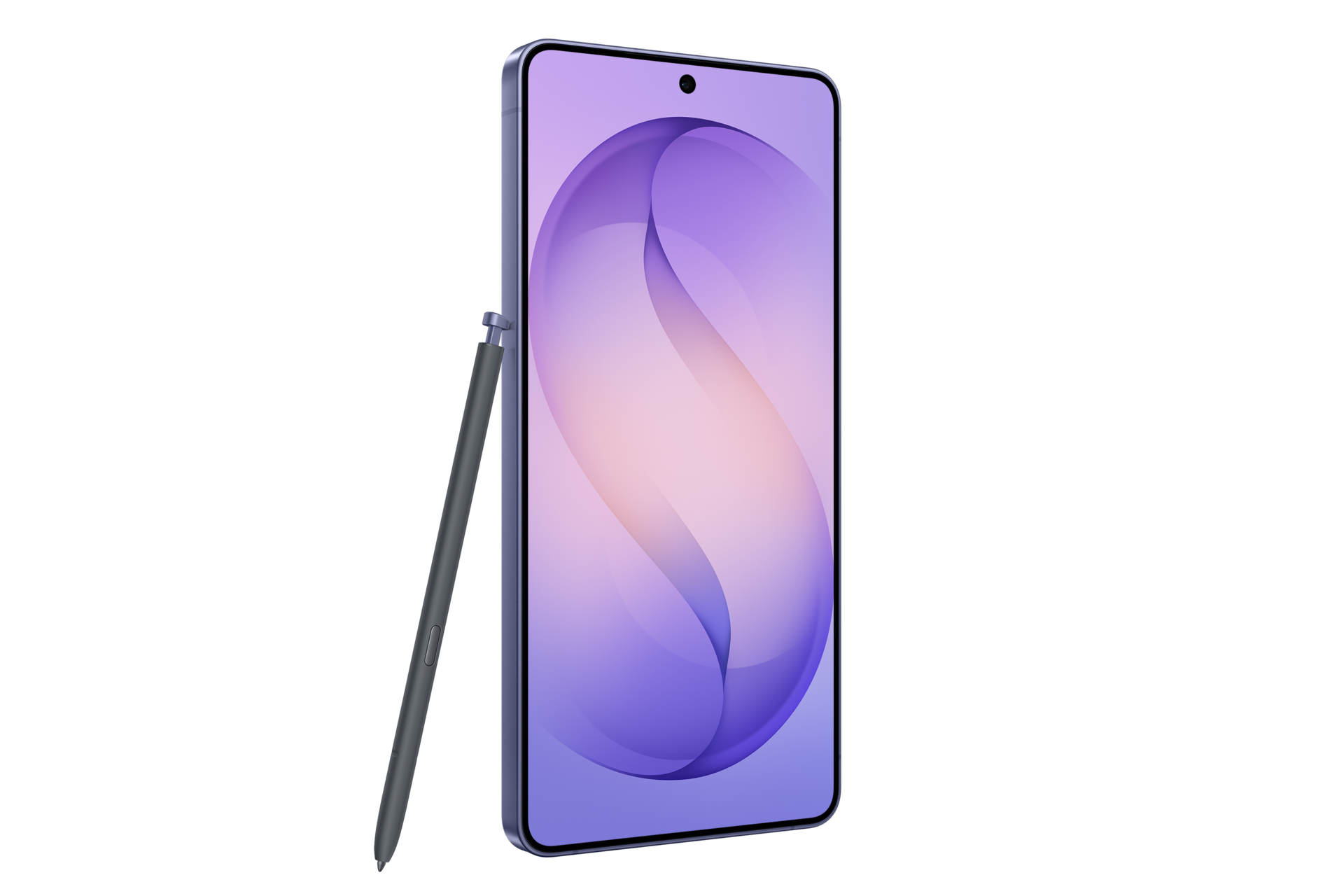 Samsung Galaxy S26 Ultra Purple front view with S Pen